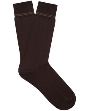 ZEGNA Cotton Socks - Black