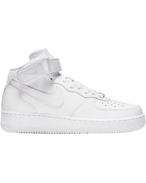Nike Casual High-Top Sneakers - White