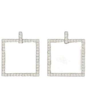Roger Vivier Trompette Earrings - White