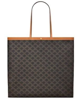 Celine Large Flat Shopper - Black