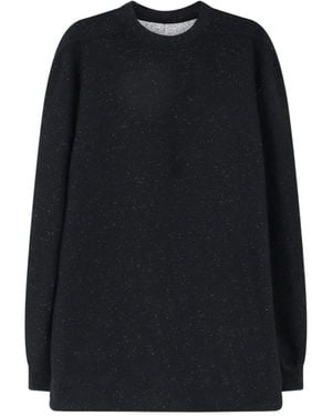 Rick Owens Long-Sleeved Knitwear - Black