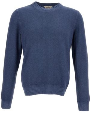 Gran Sasso Crew Neck Sweater - Blue