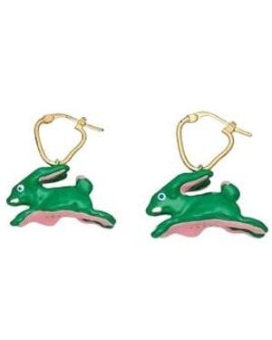 Marni Metal Earrings - Green