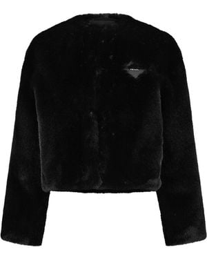 Prada Solid-Color Jackets - Black