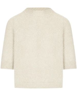 Roberto Collina Crew-Neck Sweater - White