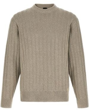 BOSS Cotton Sweater - Gray