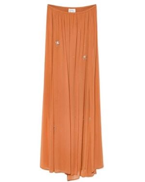 forte_forte Embellished Maxi Skirt - Orange