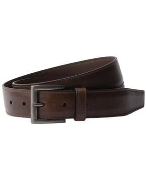 Prada Leather Belt - Brown