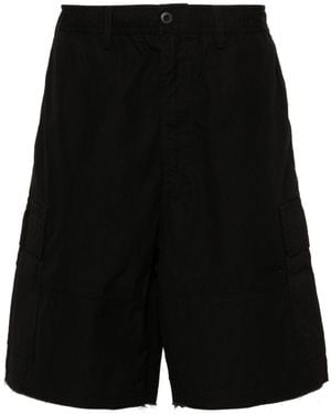032c Logo-Patch Cargo Shorts - Black