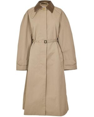 Acne Studios Classic Trench Coat - Natural