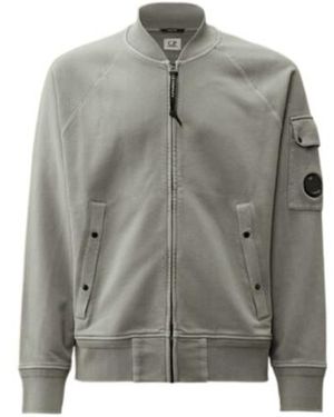 C.P. Company Full Zipper Jumper - Grey