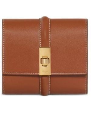 Celine Small Trifold Wallet 16 - Brown
