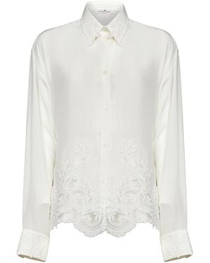 Ermanno Scervino Long-Sleeved Shirt - White