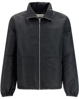 McQueen Zipped High-Neck Jacket - Black