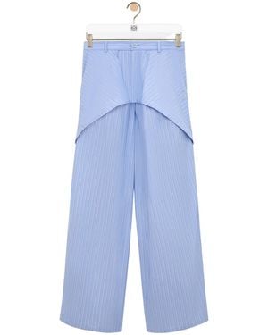 Loewe X Paula's Ibiza Striped Trousers - Blue