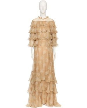 Valentino Pattern Dress - Natural