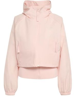 adidas By Stella McCartney Cropped Hooded Jacket - Pink