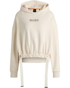 BOSS Simple Hoodie - White