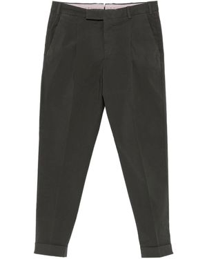 Pt Pantaloni Casual Trousers With Belt Loops - Grey