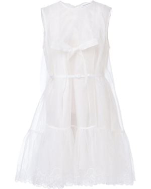 Cecilie Bahnsen Sleeveless Dress - White