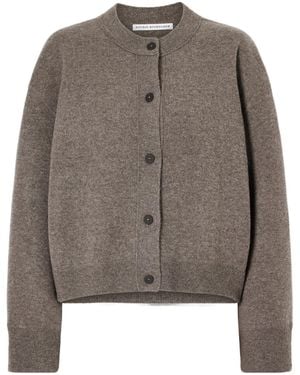 Studio Nicholson Wool And Cashmere-Blend Cardigan - Grey