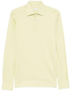 Kiton Long-Sleeved Polo Shirt - Natural