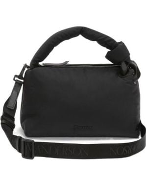 JW Anderson Jw Anderson Jwa Corner Zipped Top Handle Bag - Black