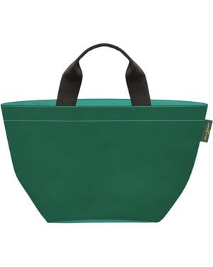Herve Chapelier Logo Tote Bag - Green