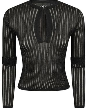 Dondup Crew-Neck Knit Top - Black