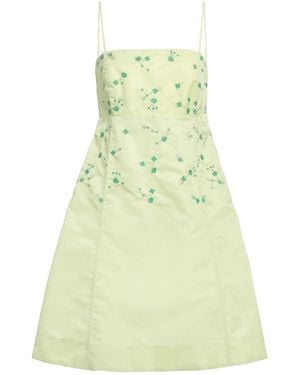 Ganni Mini Dress - Yellow