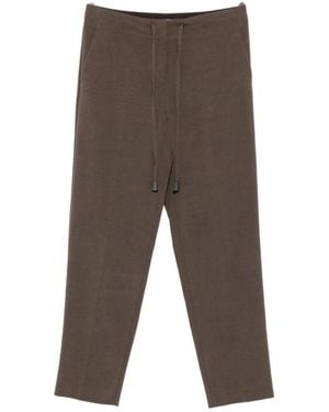 Giorgio Armani Drawstring Casual Pants - Gray