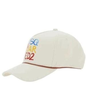 DSquared² Summer Lovers Baseball Cap - White