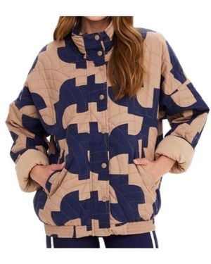 The Upside Mirage Quilted Jacket - Blue