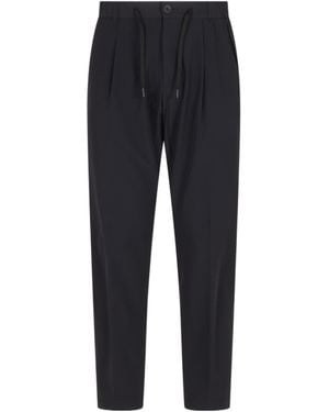 Herno Drawstring Casual Pants - Blue