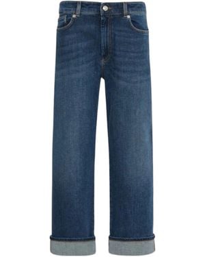 Sportmax Belt-Loop Jeans - Blue