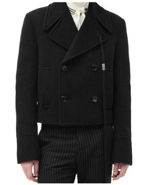 Ann Demeulemeester Dalmar Double Breasted Short Jacket - Black