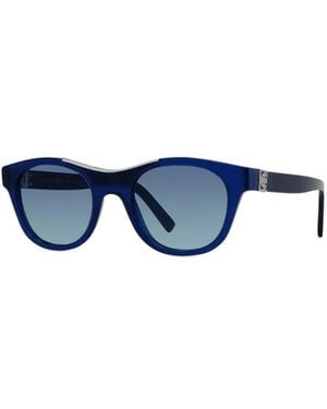 Givenchy Eyewear Oval Frame Sunglasses - Blue