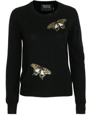 Markus Lupfer Logo Knitted Pullover - Black