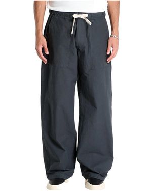 Palm Angels Wide Leg Trousers - Grey