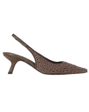 Brunello Cucinelli Squaretoe Midheels - Brown