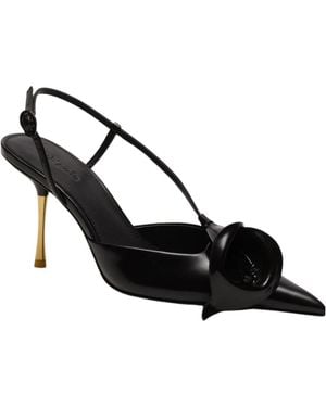 Cult Gaia Pointed-Toe High-Heeled Sandals - Black