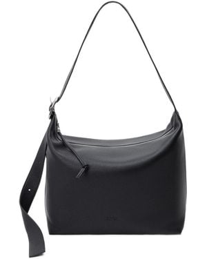 Loewe Zipper Shoulder Bag - Black