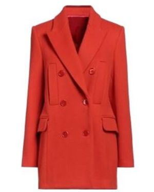 Isabel Marant Plain Colour Coats - Red
