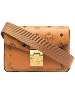 MCM Visetos-Print Messenger Bag - Brown