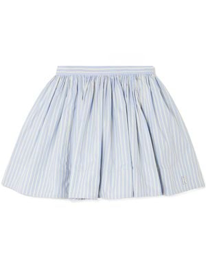 Rabanne Rabanne Jupe Striped Mini Skirt - Blue
