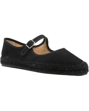 Castañer Castañer Padua Square Toe Espadrilles - Black