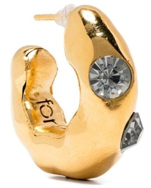 forte_forte Hoop Earrings - Metallic