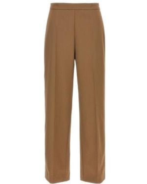 Dries Van Noten Pleated Front Casual Pants - Natural
