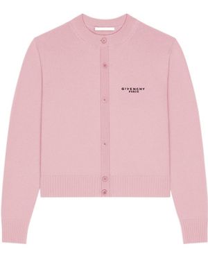Givenchy Cropped Cardigan - Pink