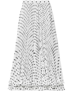Balmain Ruffled Skirt - White
